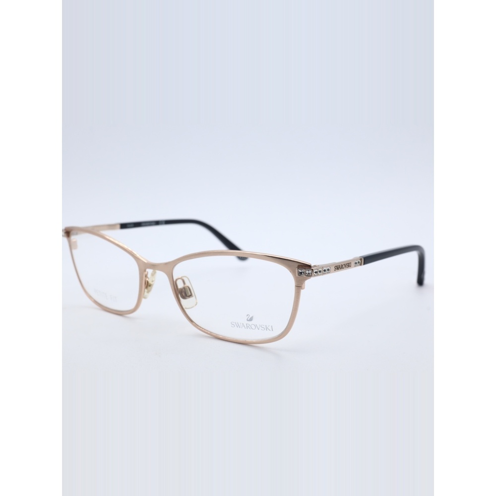 Swarovski Goldie SW5187 029 Brushed Gold Eyeglasses Frame 51-16-135